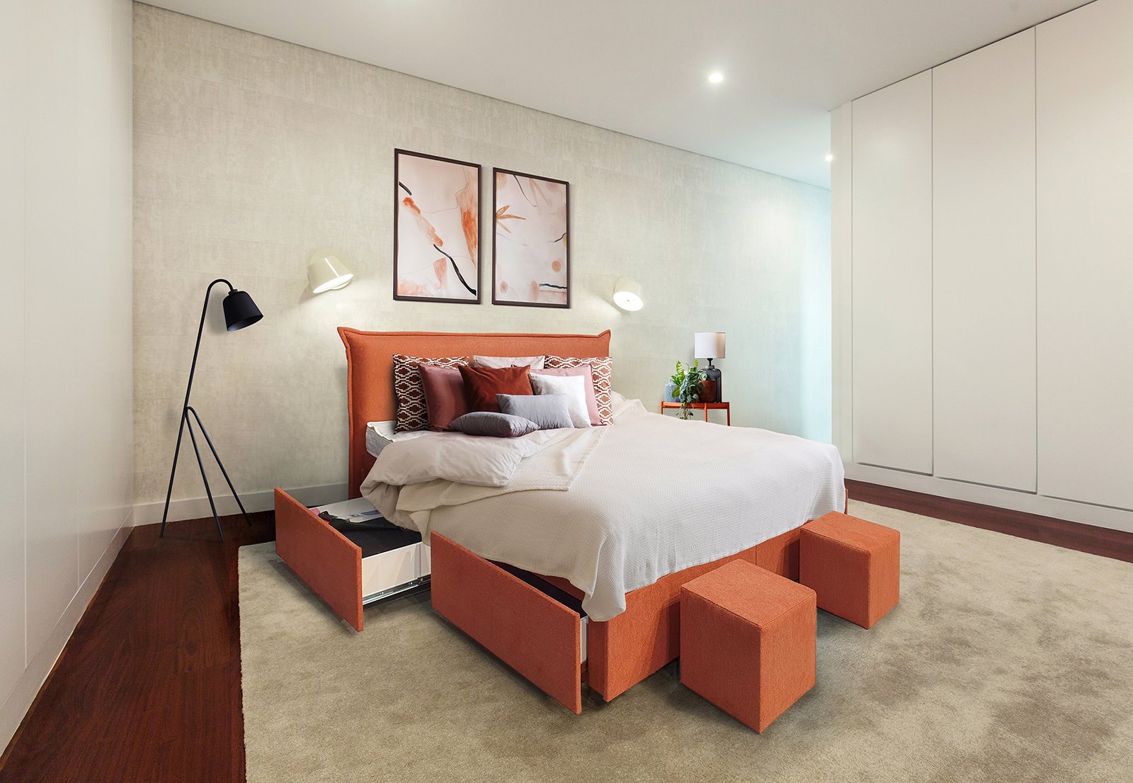 Waterbed Poseidon Ocean + Kwattro Box